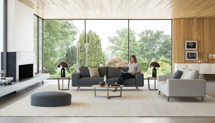 Exclusieve bankstel 3+3 zits luxe driezits woonkamerbank 2-delig