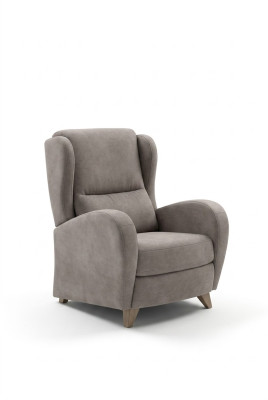 Luxe relaxfauteuil leesfauteuil modern design eenpersoons taupe modern