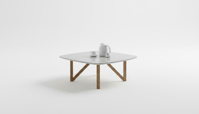 Salontafel Woonkamer Tafel Luxe Walnoot Natuur Design Bijzettafel