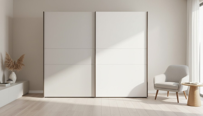 Moderne kledingkast met spiegeldeuren Slaapkamer meubilair Inrichting