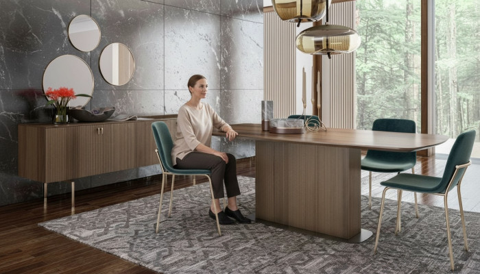 Hoge woonkamer commode, luxe dressoir, vrijstaande kast, moderne buffetkast.