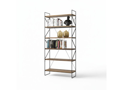 Wandplank Moderne boekenkast Woonkamer rek Designer houten meubelen