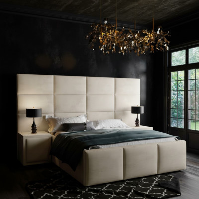 Tweepersoonsbed Bed Bekleding Bedden Ontwerp Slaapkamer Meubels Inrichting 180x200cm