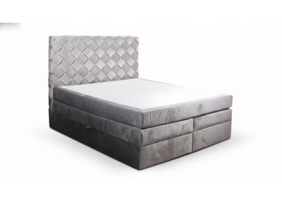 Boxspringbed met opbergruimte matras bedden Chesterfield slaapkamer.