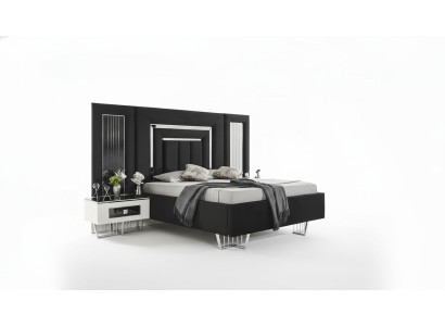 Slaapkamer kast meubels metaal luxe bedden elegant bed metalen bedframe