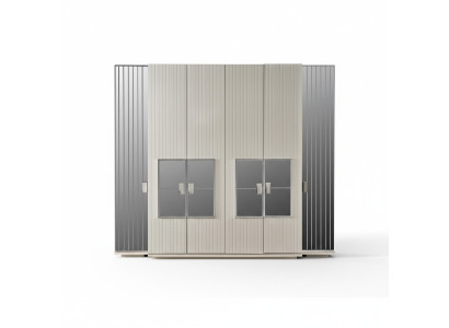 Kledingkast Kast Luxe Houten Kasten Design Meubels Slaapkamer Wit Nieuw