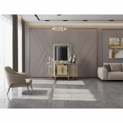 Garnituur dressoir spiegel commodes luxe dressoir kast set hout nieuw