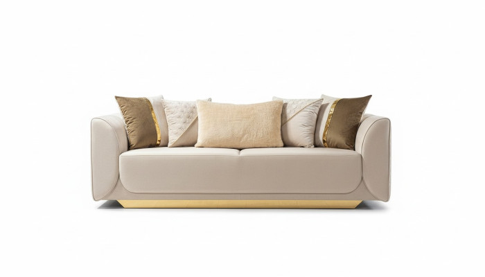 Ontwerp 3-zits Relaxbanken Club Lounge Bank Textiel Bekleding Stof Bankstellen