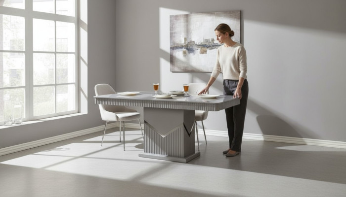 Eettafel eetgroep tafelset stoel meubel stoelgroep 5-delig set