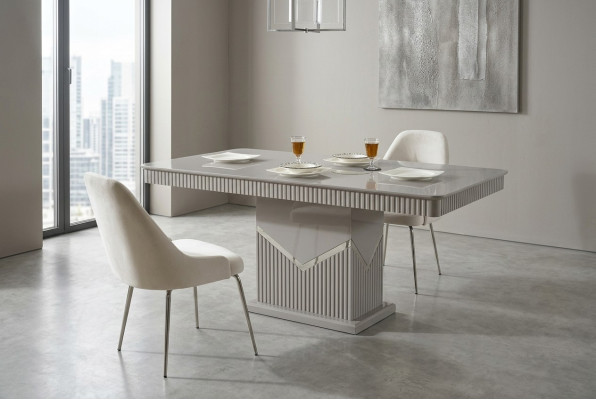 Eettafel eetgroep tafelset stoel meubel stoelgroep 5-delig set