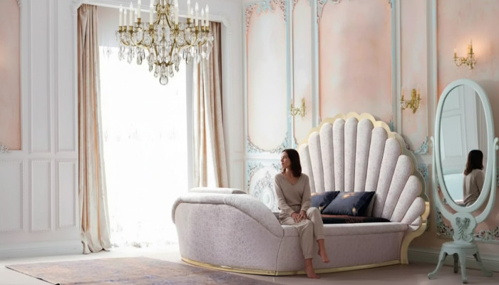 Koninklijk bed Luxe bedden Meubels Slaapkamer 200x200 Inrichting