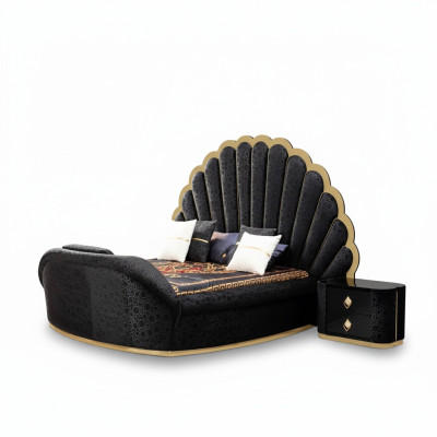 Slaapkamer Bed 2x Nachtkastjes Luxe Beddenset Compleet Design Meubels 3-delig Nieuw