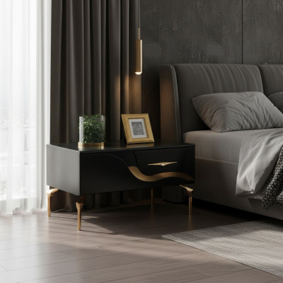 Bijzettafel Nachtkastje Nachtkastje Design Slaapkamer Tafel Nachtkastjes Nieuw
