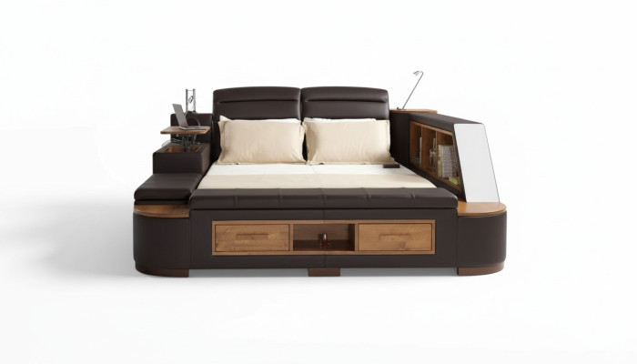 Multifunctioneel bed Dubbele bedden Modern bedframe Bedden 180x200cm Hotel Nieuw