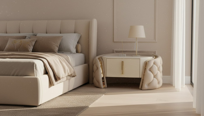 Klassieke nachtkastje nachtkastje meubel console plank slaapkamer