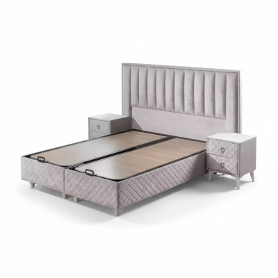 Bedden tweepersoonsbed hotel bedframe dubbel hout meubels bed bekleding luxe design.