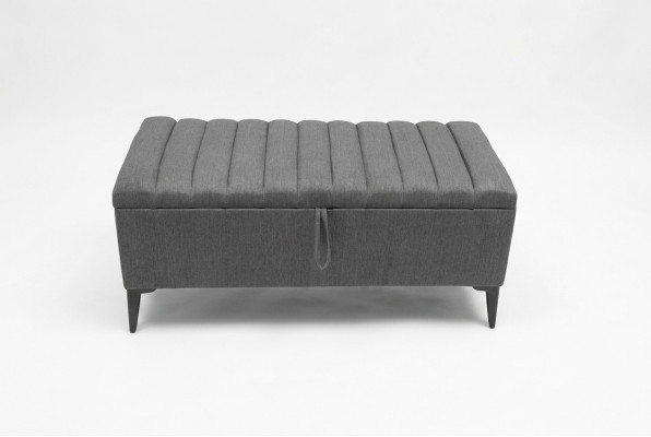 Ontwerp Voetenbankje Ontwerp Beklede Voetenbank Ottomanen Zit Textiel Chaise Lounge Poef