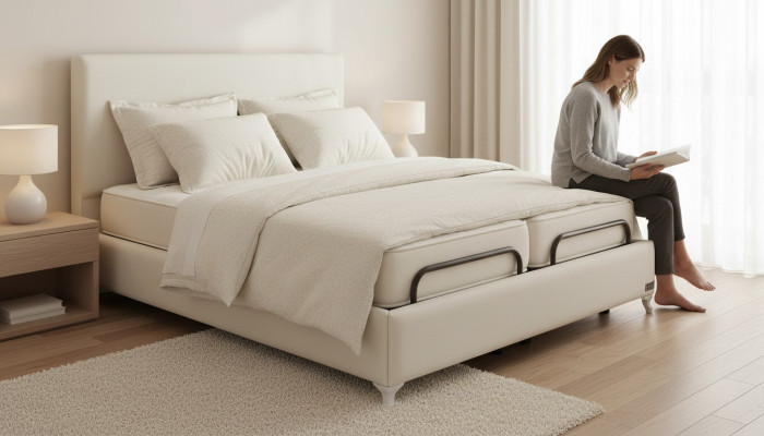 Luxe slaapkamer bed tweepersoonsbed hout gestoffeerde bedden dubbel bedframe modern