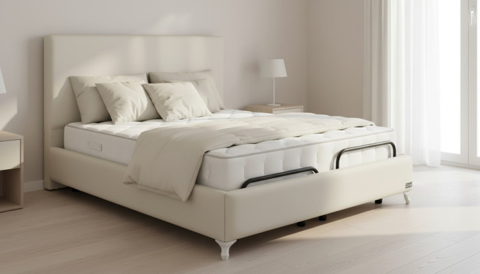 Luxe slaapkamer bed tweepersoonsbed hout gestoffeerde bedden dubbel bedframe modern