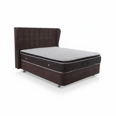 Luxe slaapkamer bed dubbele bedden ontwerpen meubels bedframe hotel.
