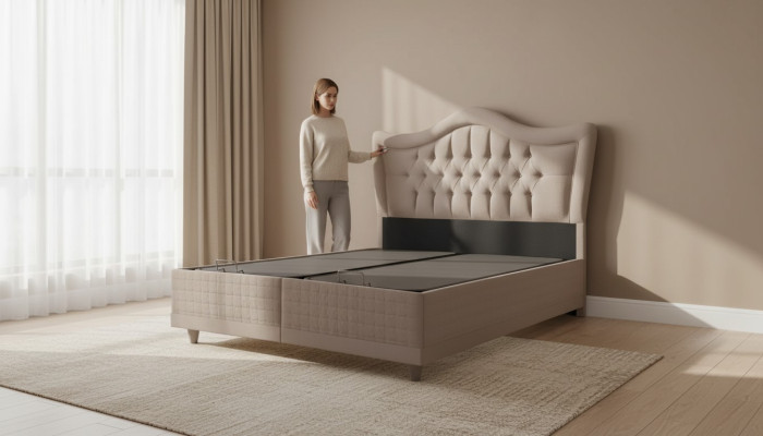 Luxe bed met kingsize matras hotelbed bedlade slaapkamer bedden