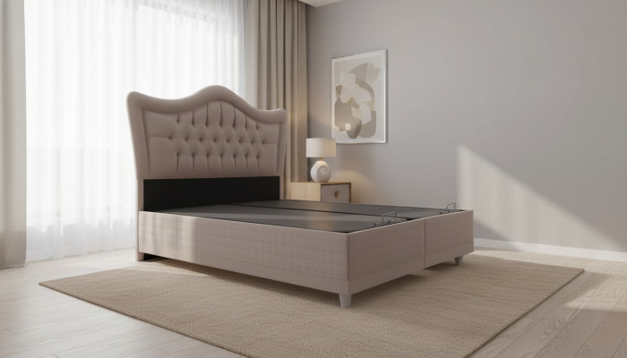 Luxe bed met kingsize matras hotelbed bedlade slaapkamer bedden