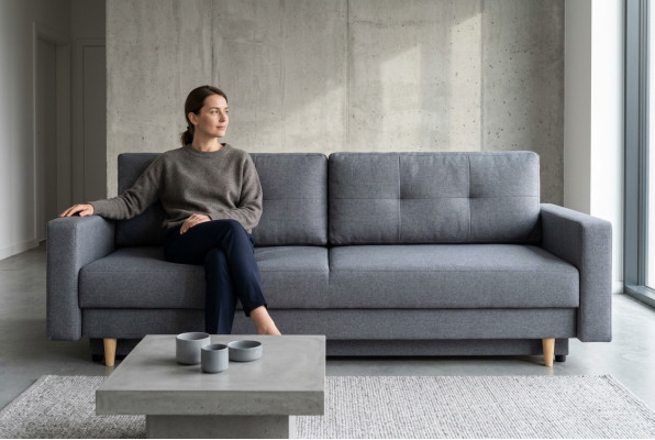Stil, strengheid en comfort zijn de belangrijkste voordelen van deze comfortabele en praktische uitschuifbare 3-zitsbank.