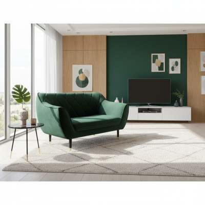 Exquise ultra comfortabele 2-zitsbank van Europese meubelfabrikanten.