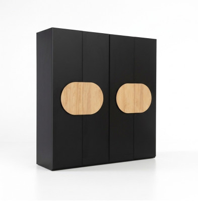 Kledingkast Grijs Luxe Hout Slaapkamerkast Ontwerp Kledingkast