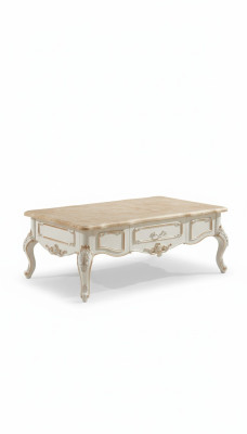 Salontafel Wit Tafels Woonkamer Elegant Klassiek Design Meubels 
