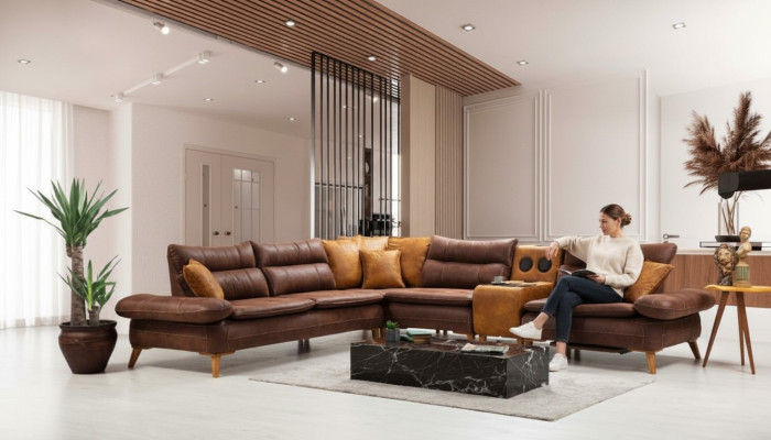 Bluetooth multifunctionele bank hoekbank met geluidssysteem woonlandschap