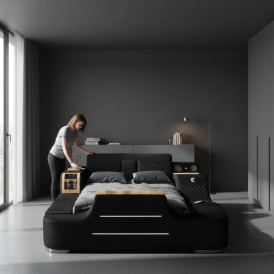 Bed met tv Lift televisie Multifunctionele bedden Tweepersoonsbed Slaapkamer