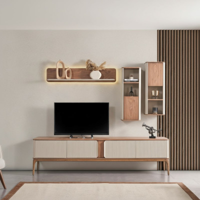 Een chique tv-meubel voor uw woonkamer in moderne stijl.