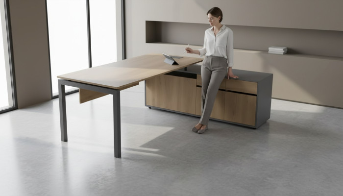 Hoekbureau Werkmeubels Kantoortafel Luxe Modern Designer Meubels Tafels