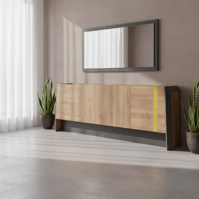 Moderne houten dressoir kantoormeubelen highboard kasten luxe meubels