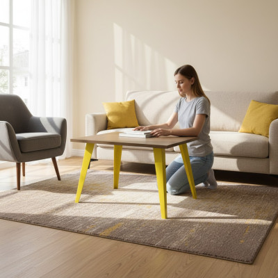Kleine houten salontafel Moderne bijzettafels Designer luxe houten meubels