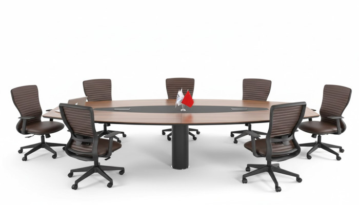 Conferentietafel Grote vergadertafel Luxe designmeubelen Houten meubels