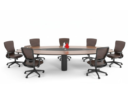 Conferentietafel Grote vergadertafel Luxe designmeubelen Houten meubels
