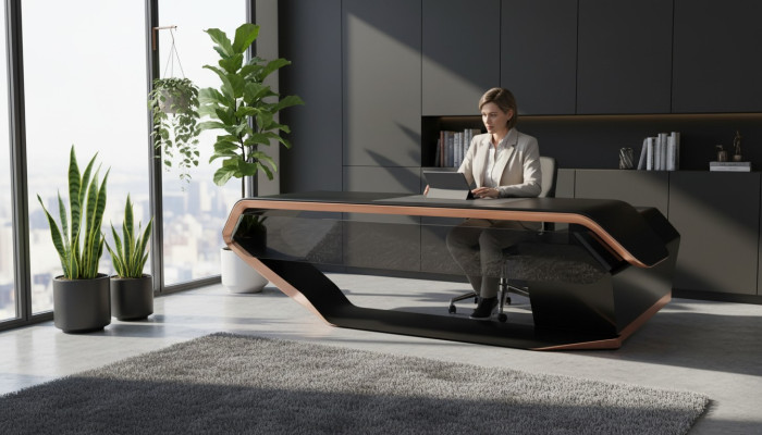 Luxe kantoor bureau ontwerper tafel werkmobiel bureau meubelen