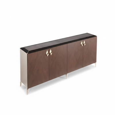 Sideboard Moderne kast Dressoir Kantoormeubelen Hout Metaal Meubels Luxe