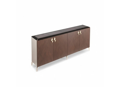 Sideboard Moderne kast Dressoir Kantoormeubelen Hout Metaal Meubels Luxe