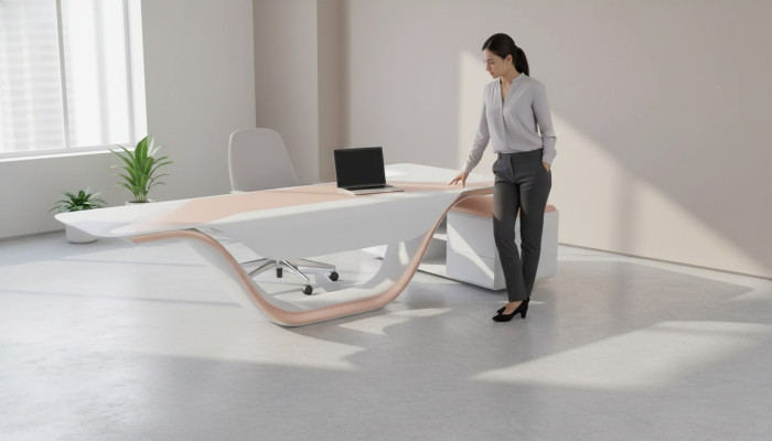 Ontwerp hoekbureau kantoorinrichting Chief werkkamer meubilair kantoormeubilair nieuw