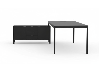 Hoekbureau Werk Schrijf Kantoor Tafel Luxe Klasse Designer Meubels Tafels