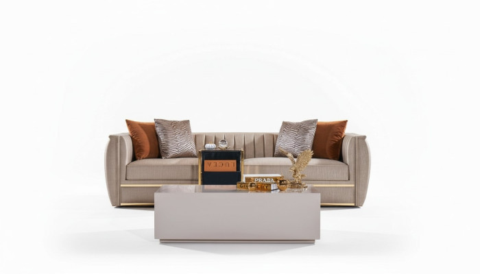 Woonkamer salontafels ontwerp tafel hout beige stijl moderne luxe tafels