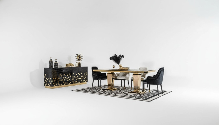 Eettafel 6 stoelen dressoir Eettafels Tafel Tafels Stoel set Groep 6-delig