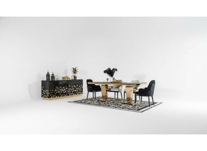 Eettafel 6 stoelen dressoir Eettafels Tafel Tafels Stoel set Groep 6-delig