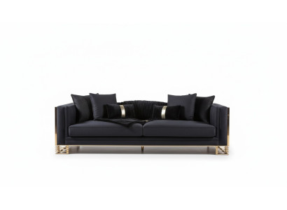 Bankstel Bank Luxe Fauteuil 3+1-zits Bank Salontafel Bijzettafel Set 4 stuks