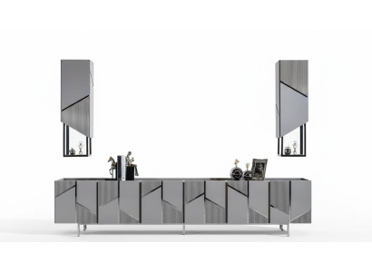 TV-standaard + 2x planken Sideboard tv Lowboard Woonkamer Hout Modern Nieuw