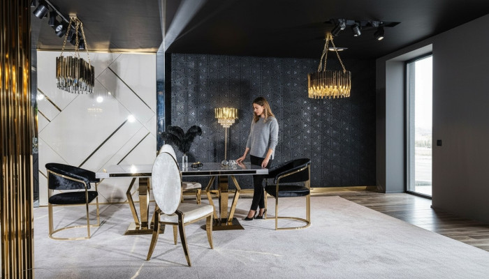 Eettafel 4x stoelen Eetkamerset Eetgroep Modern Stoel Tafel Tafel 5-delig