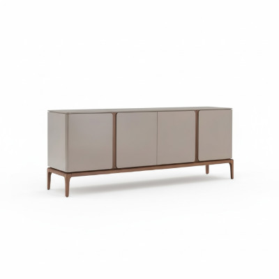 Woonkamer dressoir hout beige stijl Modern Sideboard kast xxl
